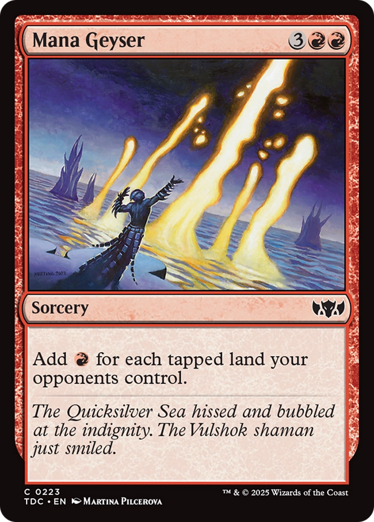 Image of Mana Geyser [Tarkir: Dragonstorm Commander]
