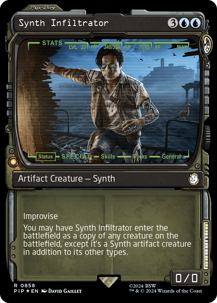 Image of Synth Infiltrator (Showcase) (Surge Foil) [Fallout]