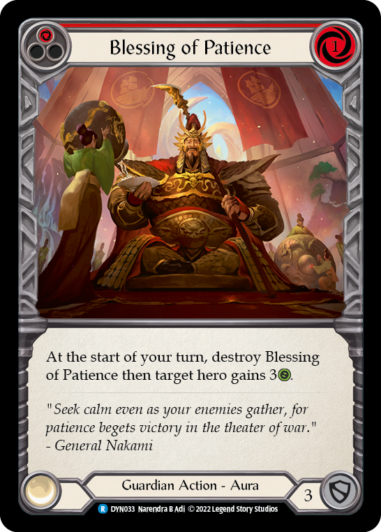 Image of Blessing of Patience (Red) [DYN033] (Dynasty)