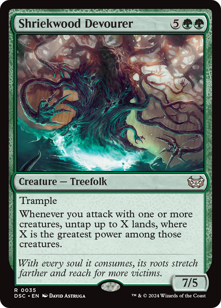 Image of Shriekwood Devourer [Duskmourn: House of Horror Commander]