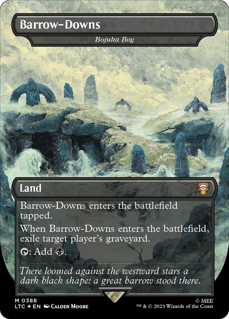 Image of Barrow-Downs - Bojuka Bog (Surge Foil Realms and Relics) [The Lord of the Rings: Tales of Middle-Earth Commander]