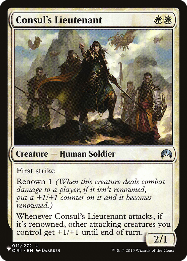 Image of Consul's Lieutenant [The List]