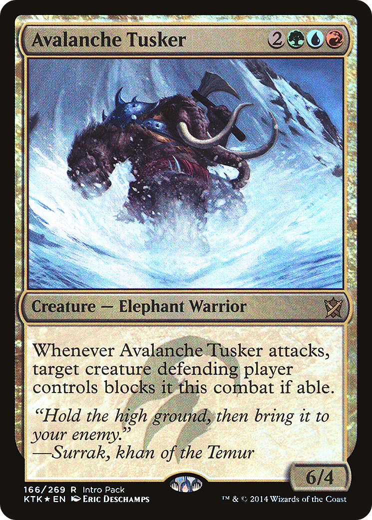 Image of Avalanche Tusker (Intro Pack) [Khans of Tarkir Promos]
