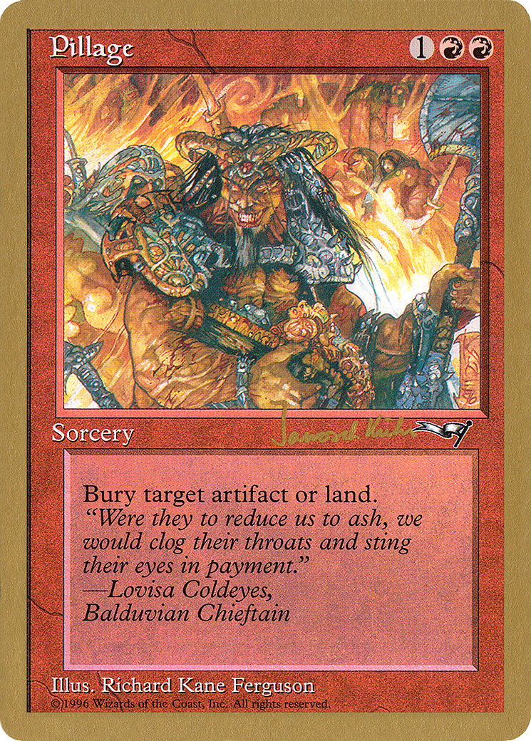 Image of Pillage (Janosch Kuhn) [World Championship Decks 1997]