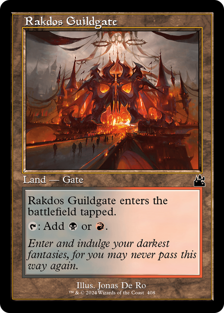 Image of Rakdos Guildgate (Retro Frame) [Ravnica Remastered]