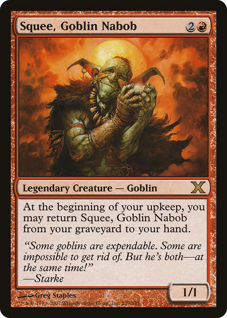 Image of Squee, Goblin Nabob [Tenth Edition]