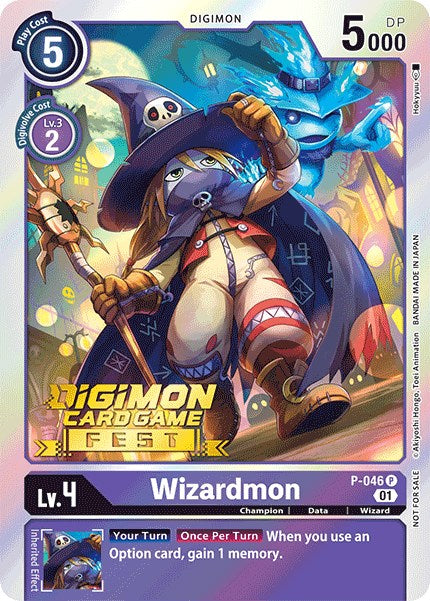 Image of Wizardmon [P-046] (Digimon Card Game Fest 2022) [Promotional Cards]