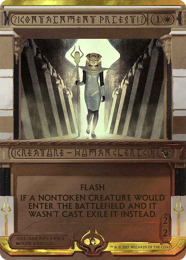 Image of Containment Priest (Invocation) [Amonkhet Invocations]