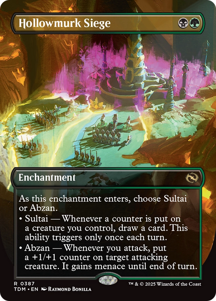 Image of Hollowmurk Siege (Borderless) [Tarkir: Dragonstorm]