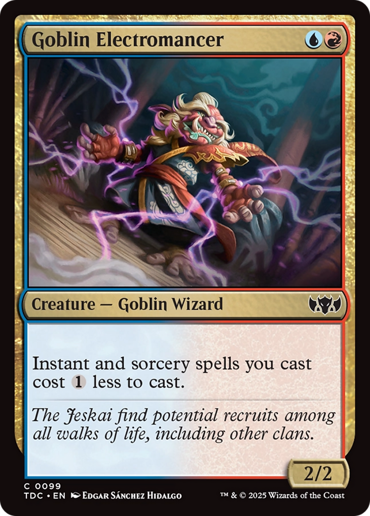 Image of Goblin Electromancer [Tarkir: Dragonstorm Commander]