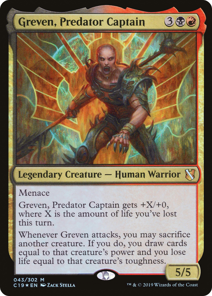 Image of Greven, Predator Captain [Commander 2019]