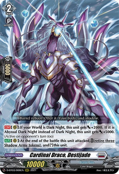 Image of Cardinal Draco, Destijade (D-BT03/006EN) [Advance of Intertwined Stars]