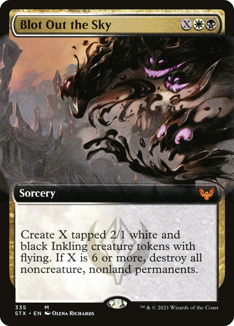 Image of Blot Out the Sky (Extended Art) [Strixhaven: School of Mages]