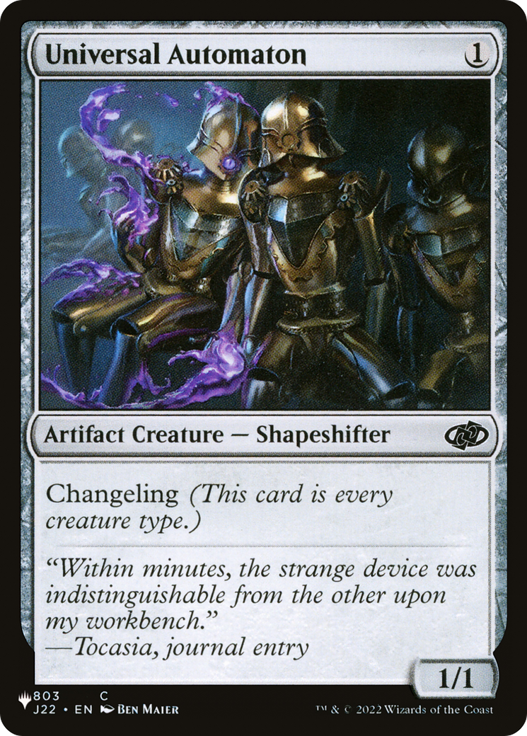 Image of Universal Automaton (J22) [The List]