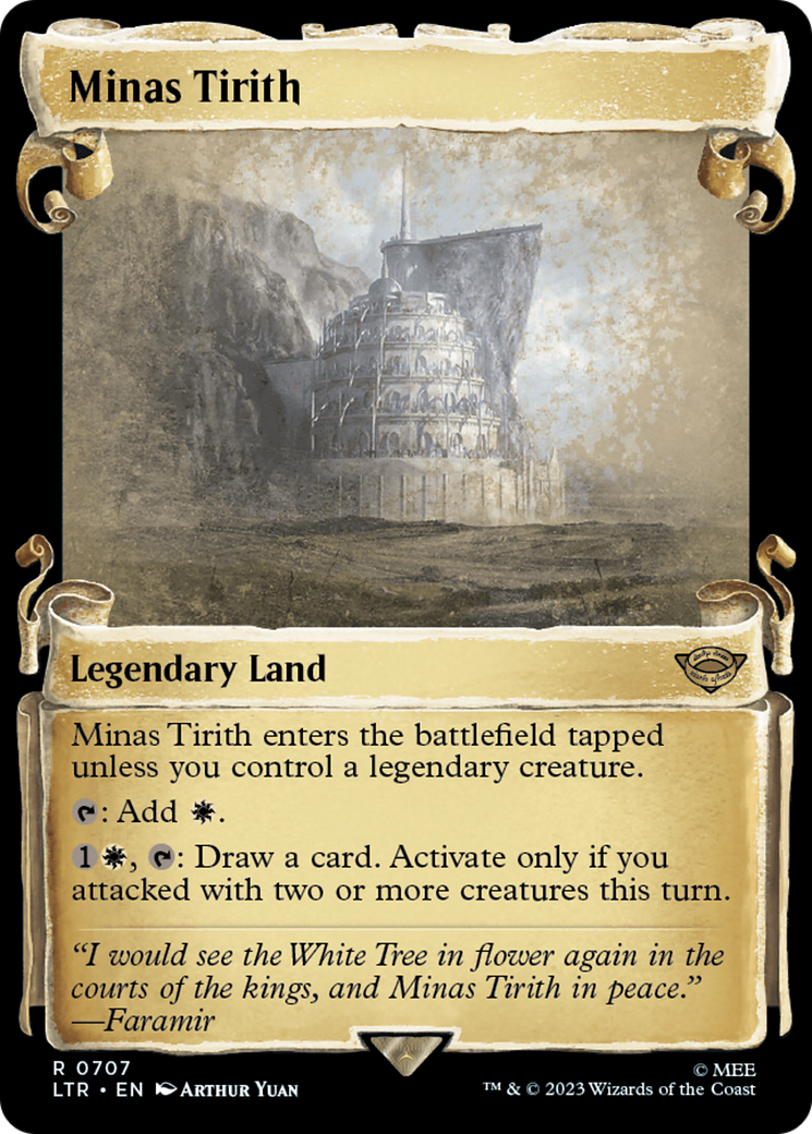 Image of Minas Tirith [The Lord of the Rings: Tales of Middle-Earth Showcase Scrolls]
