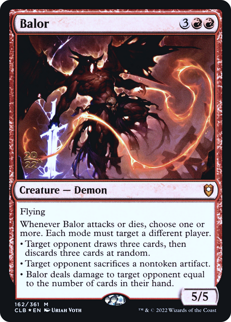 Image of Balor [Commander Legends: Battle for Baldur's Gate Prerelease Promos]