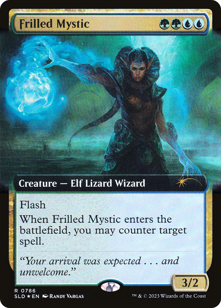 Image of Frilled Mystic (Extended Art) [Secret Lair Drop Series]