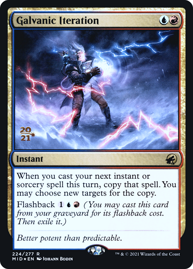 Image of Galvanic Iteration [Innistrad: Midnight Hunt Prerelease Promos]