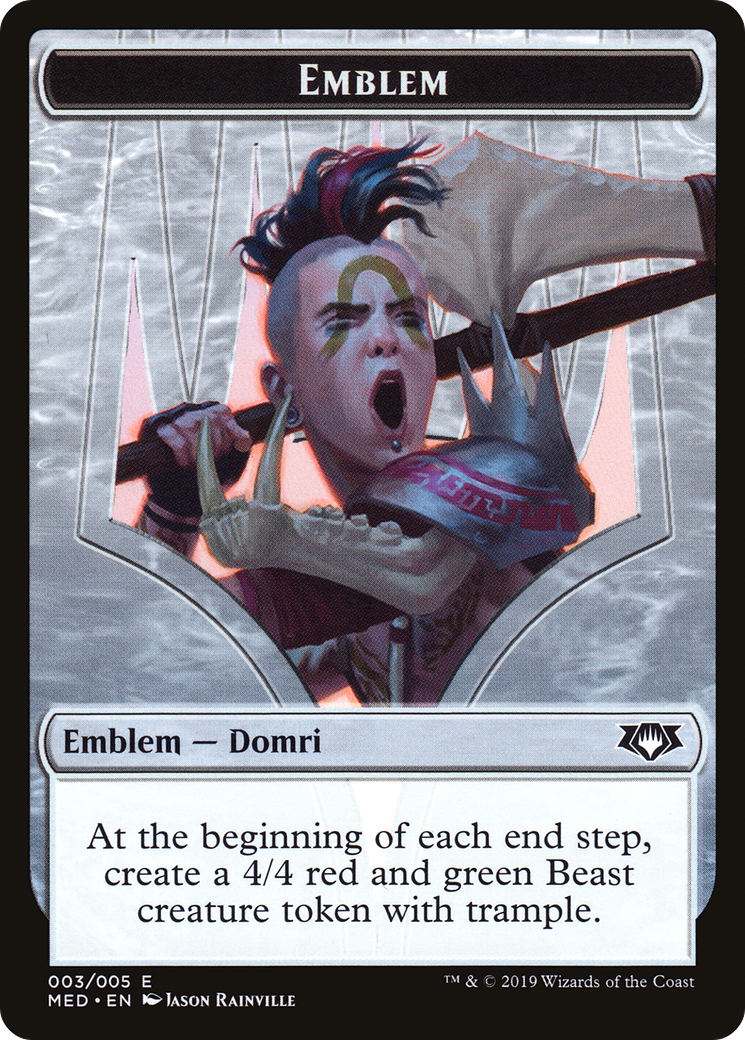 Image of Domri, Chaos Bringer Emblem [Mythic Edition Tokens]