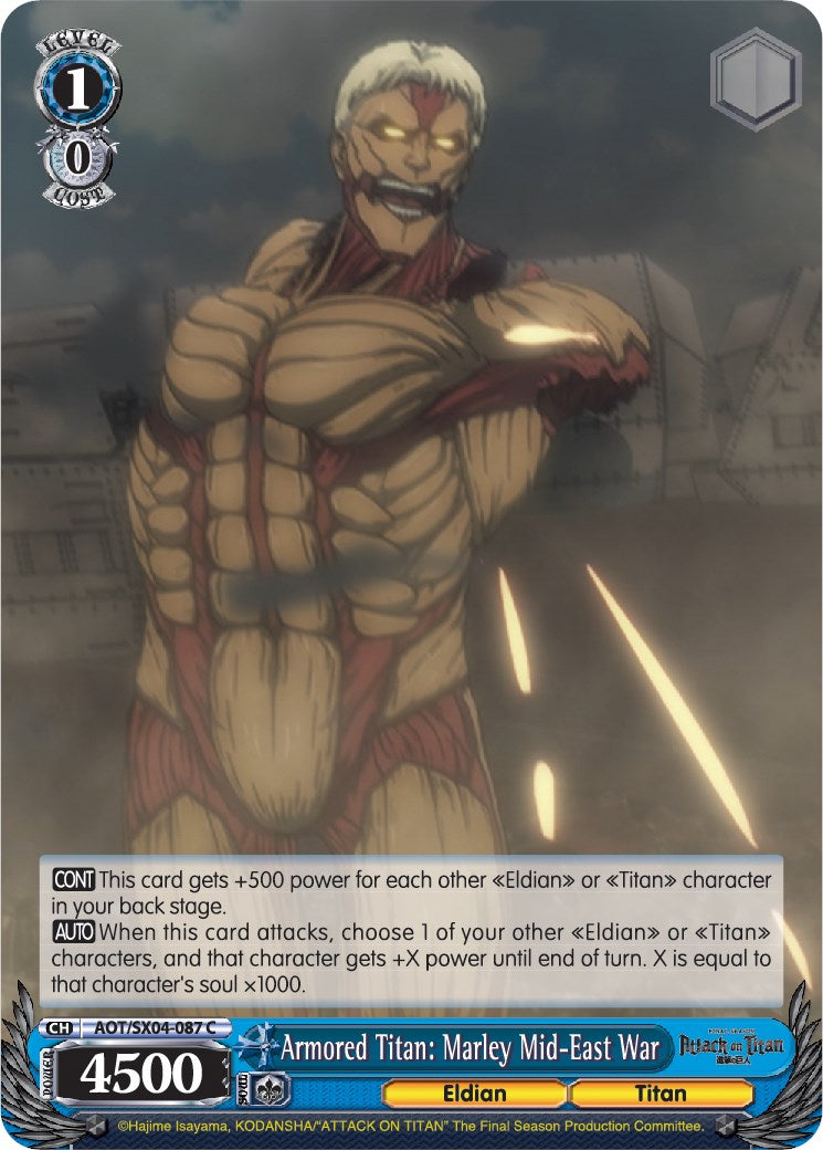 Image of Armored Titan: Marley Mid-East War [Attack On Titan: Final Season]