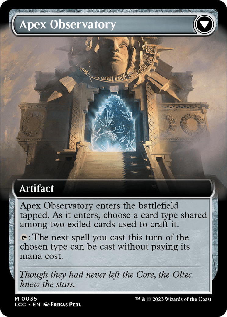 Image of Eye of Ojer Taq // Apex Observatory (Extended Art) [The Lost Caverns of Ixalan Commander]