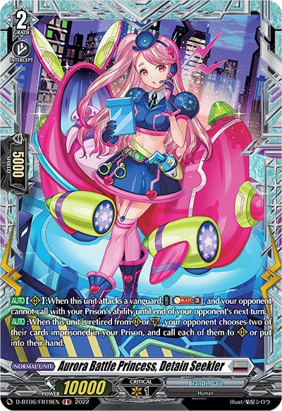 Image of Aurora Battle Princess, Detain Seekler (D-BT06/FR19EN) [Blazing Dragon Reborn]