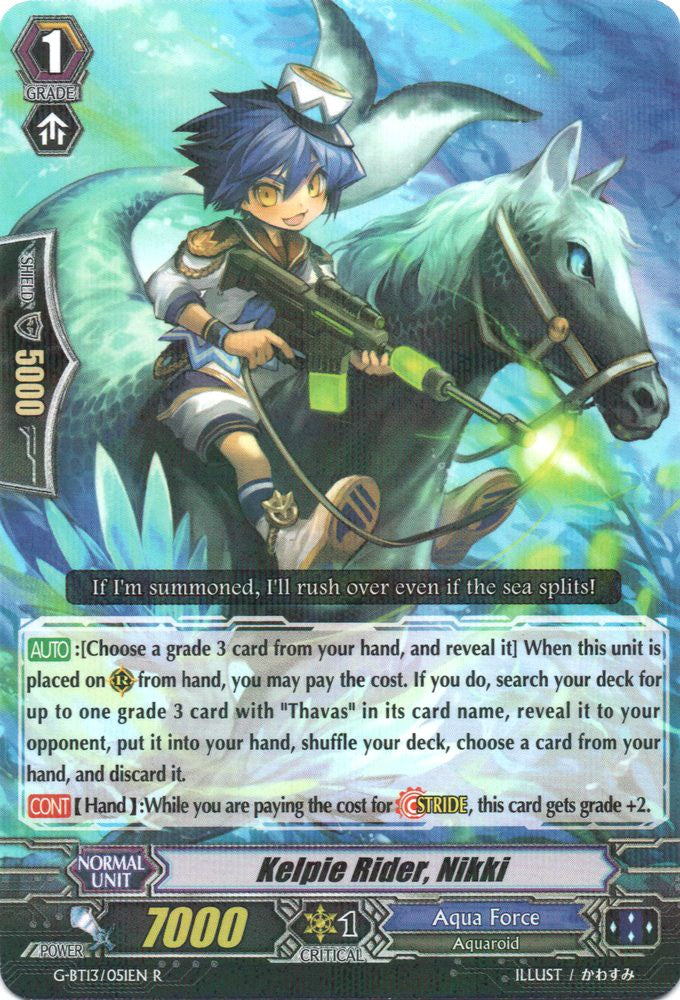 Image of Kelpie Rider, Nikki (G-BT13/051EN) [Ultimate Stride]