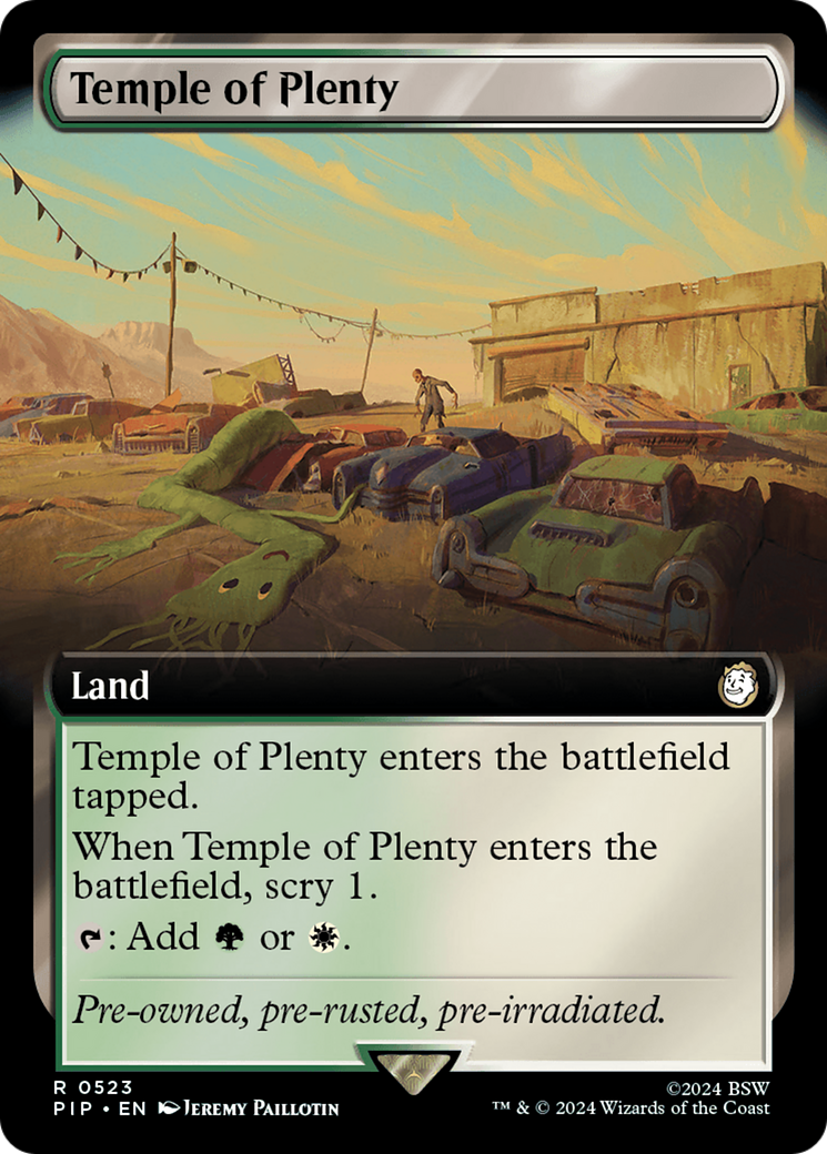 Image of Temple of Plenty (Extended Art) [Fallout]
