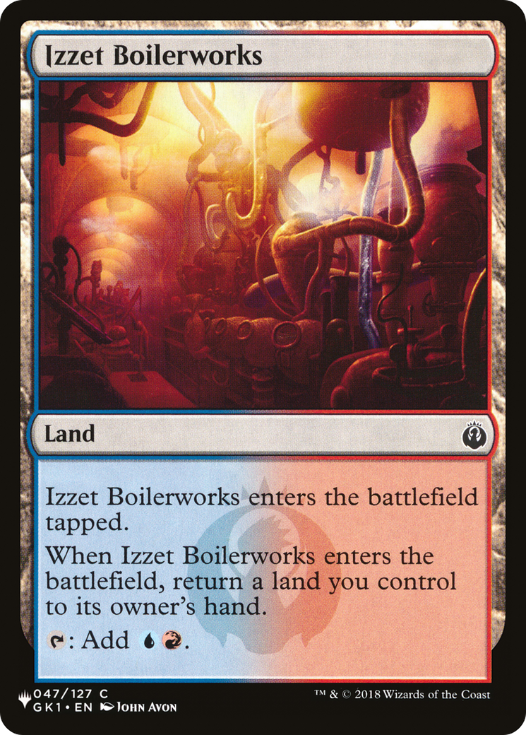 Image of Izzet Boilerworks (GK1) [The List]