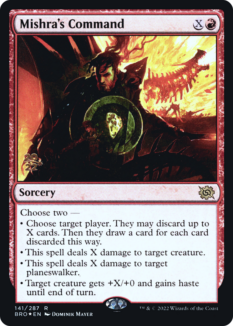 Image of Mishra's Command [The Brothers' War Prerelease Promos]