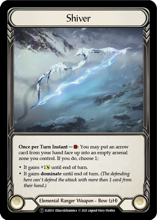 Image of Oldhim, Grandfather of Eternity // Shiver [U-ELE001] (Tales of Aria Unlimited)  Unlimited Normal