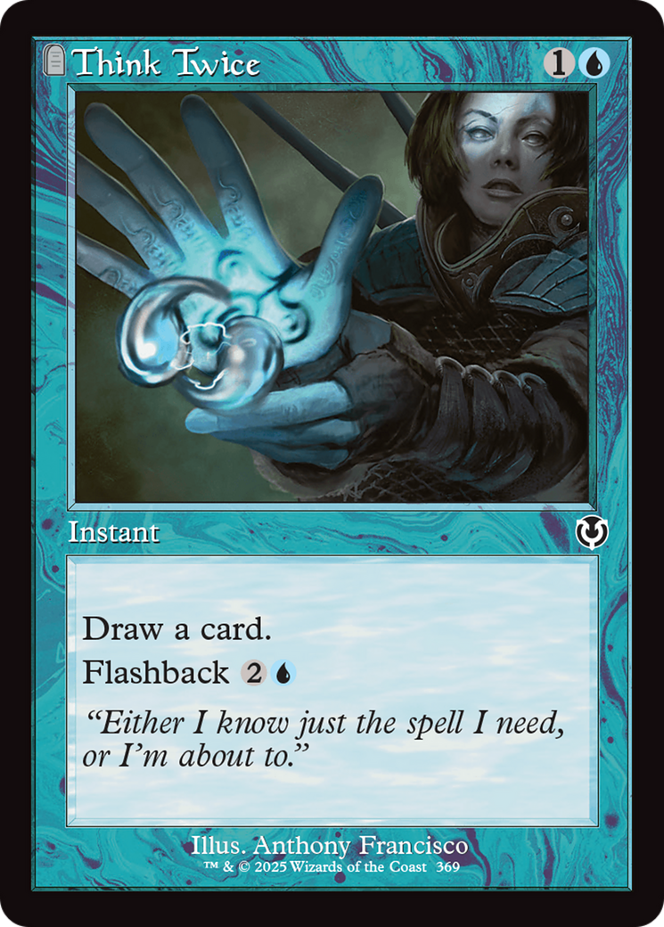 Image of Think Twice (Retro Frame) [Innistrad Remastered]