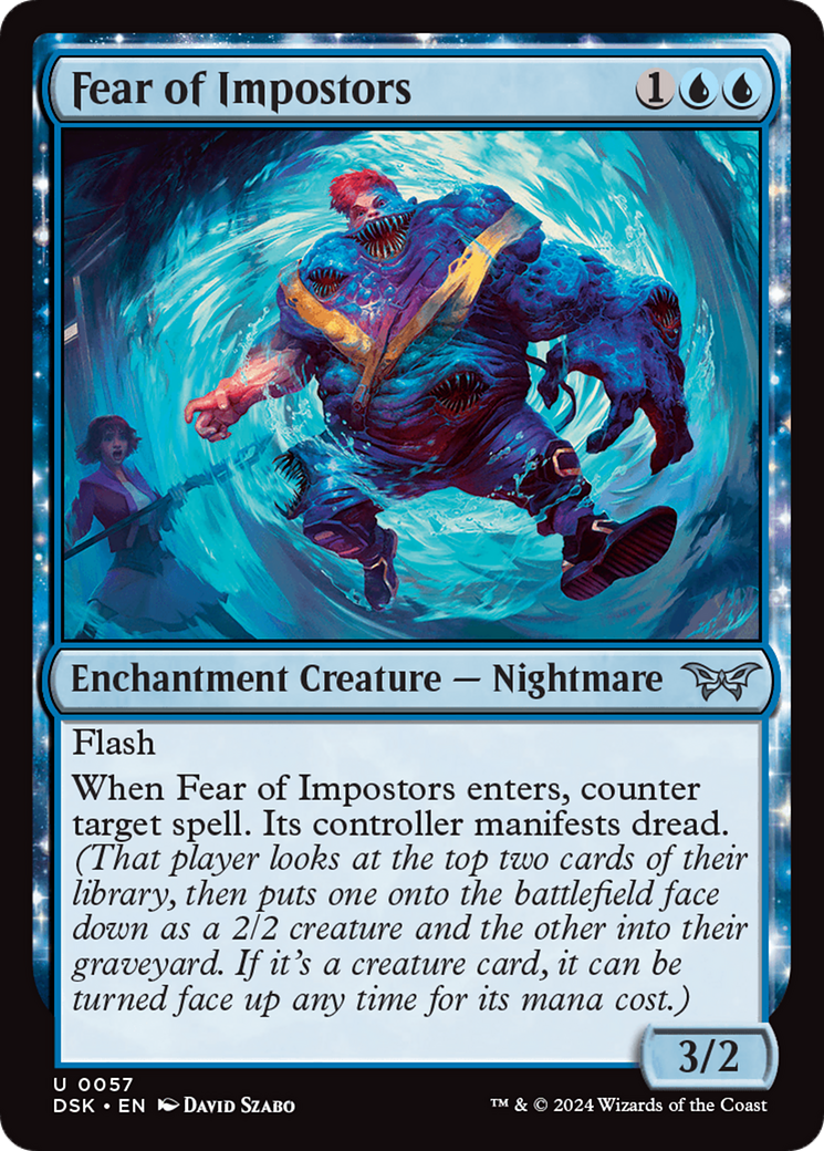 Image of Fear of Impostors [Duskmourn: House of Horror]