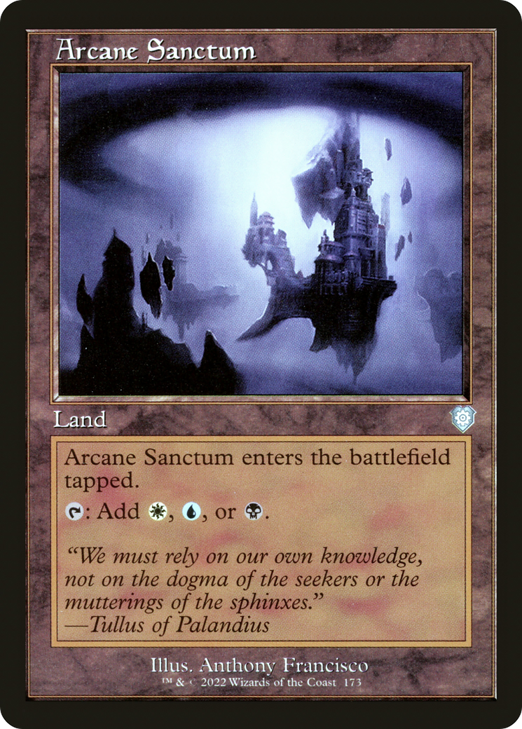 Image of Arcane Sanctum (Retro) [The Brothers' War Commander]