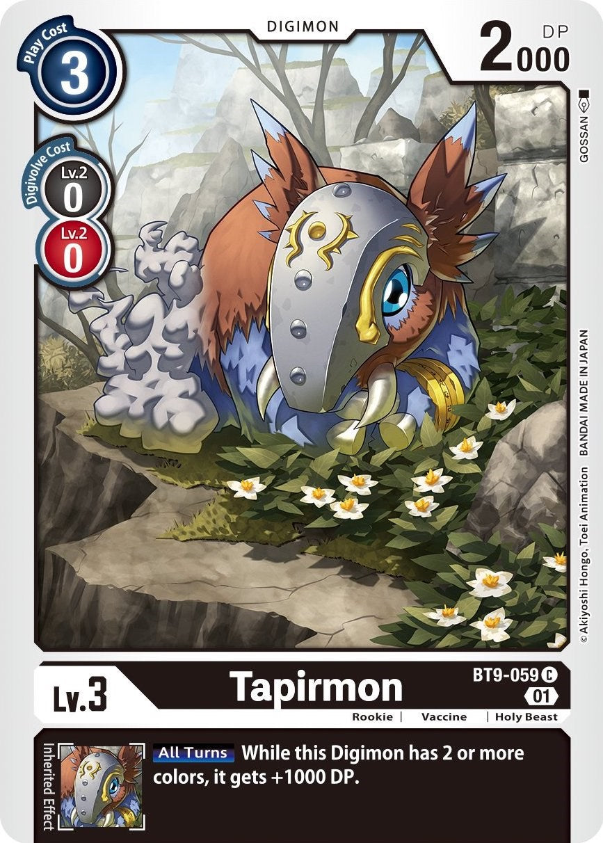 Image of Tapirmon [BT9-059] [X Record]