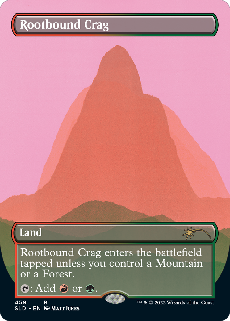 Image of Rootbound Crag (Borderless) [Secret Lair Drop Series]
