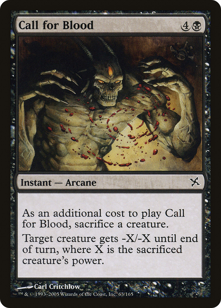 Image of Call for Blood [Betrayers of Kamigawa]