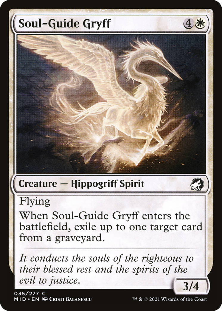 Image of Soul-Guide Gryff [Innistrad: Midnight Hunt]