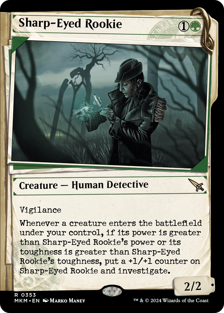 Image of Sharp-Eyed Rookie (Showcase) [Murders at Karlov Manor]