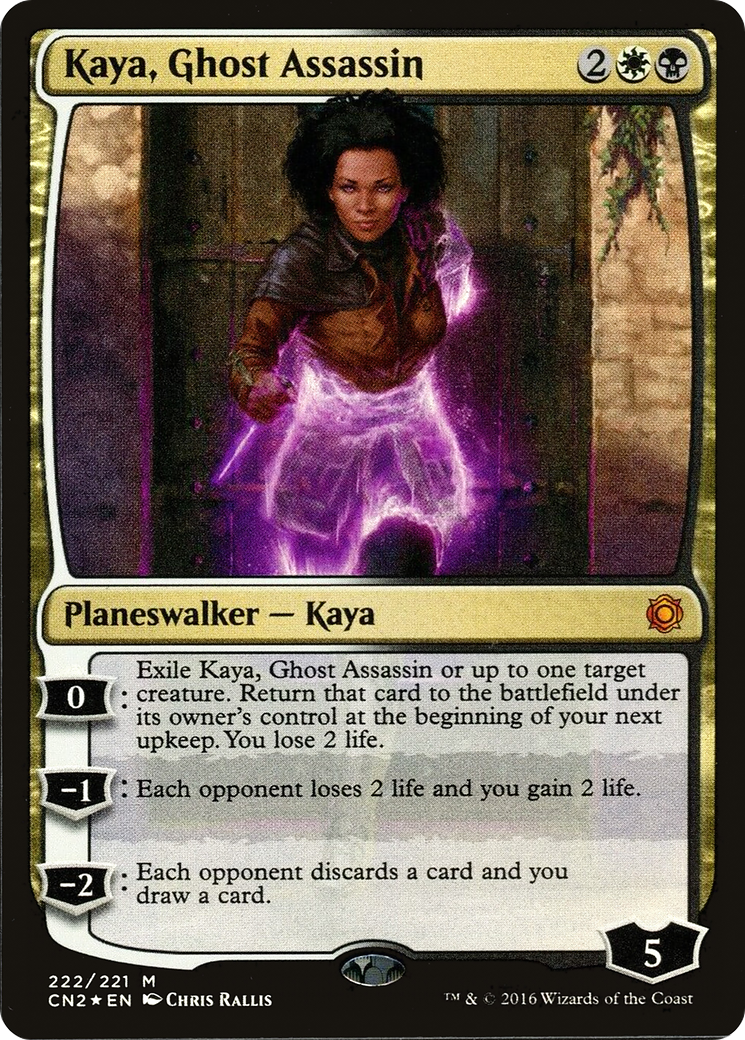 Image of Kaya, Ghost Assassin (222/221) [Conspiracy: Take the Crown]