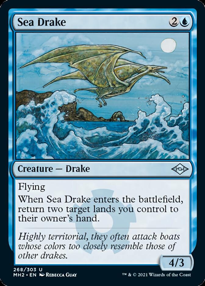 Image of Sea Drake (Foil Etched) [Modern Horizons 2]