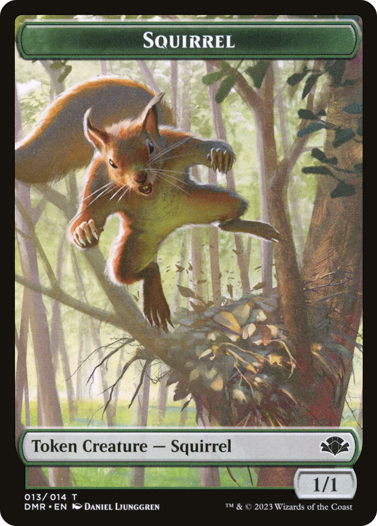 Image of Squirrel Token [Dominaria Remastered Tokens]