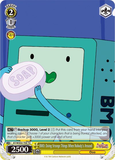 Image of BMO: Doing Strange Things When Nobody's Around (AT/WX02-T08 TD) [Adventure Time]