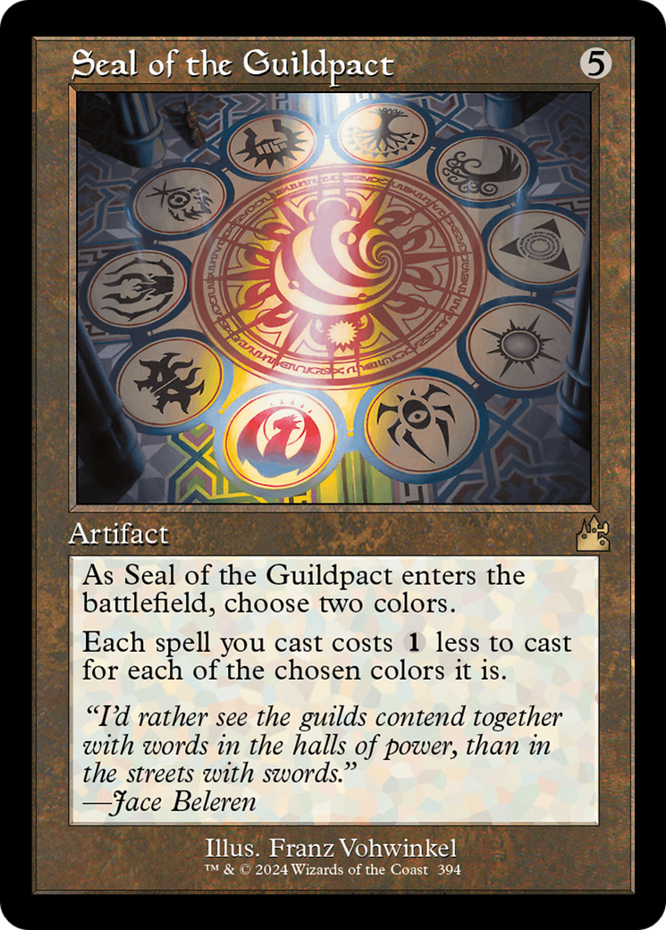 Image of Seal of the Guildpact (Retro Frame) [Ravnica Remastered]