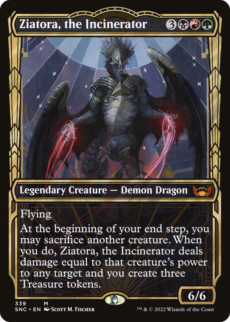 Image of Ziatora, the Incinerator (Showcase Golden Age) [Streets of New Capenna]