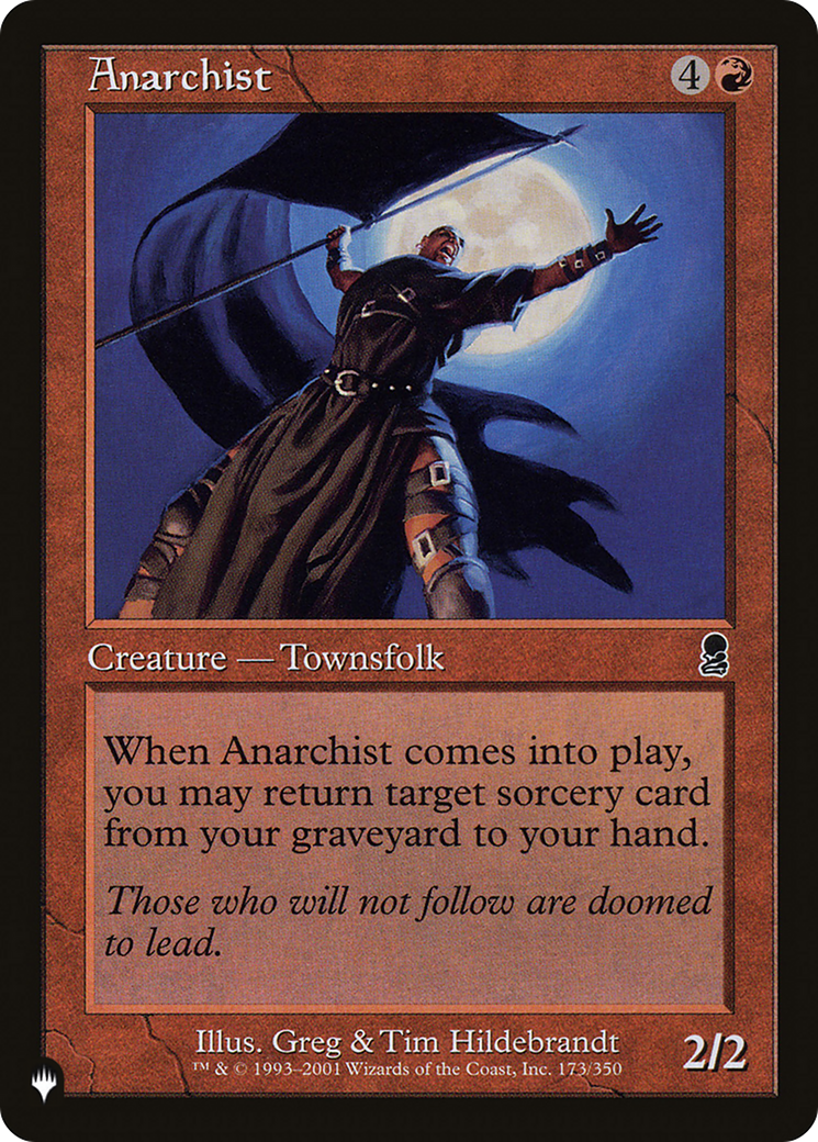 Image of Anarchist [The List]