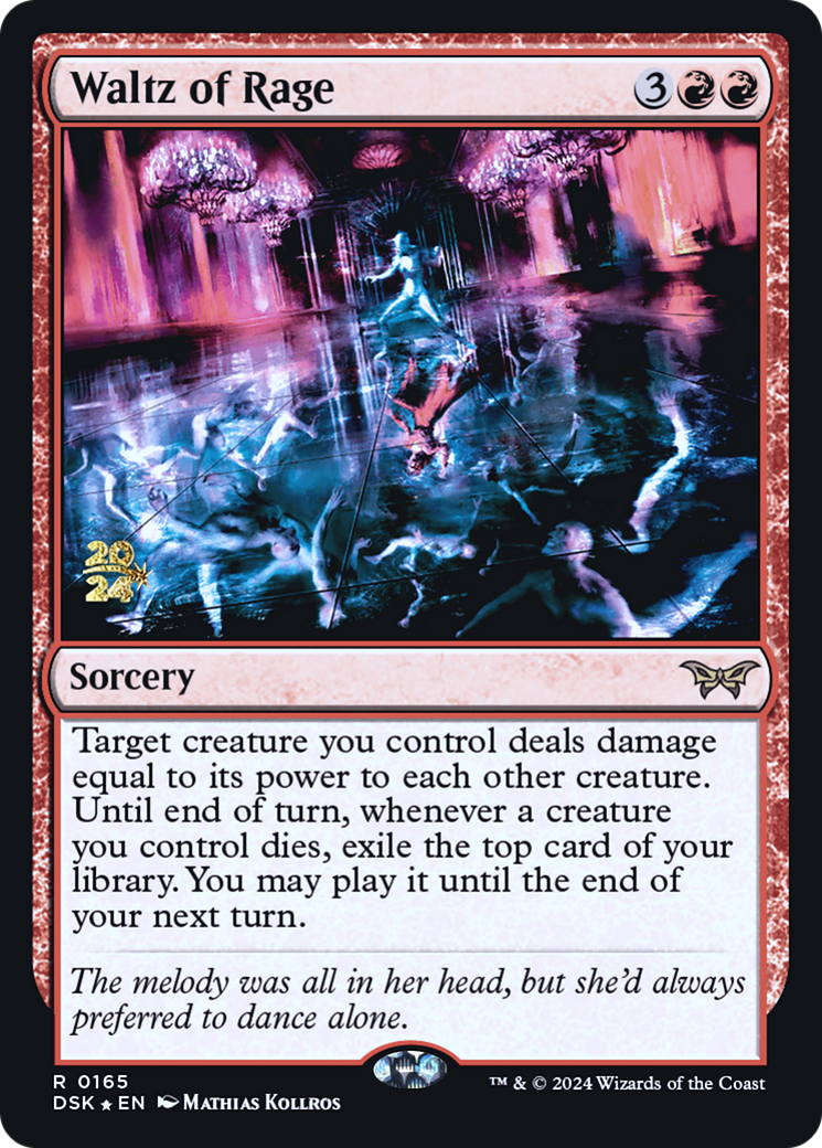 Image of Waltz of Rage [Duskmourn: House of Horror Prerelease Promos]
