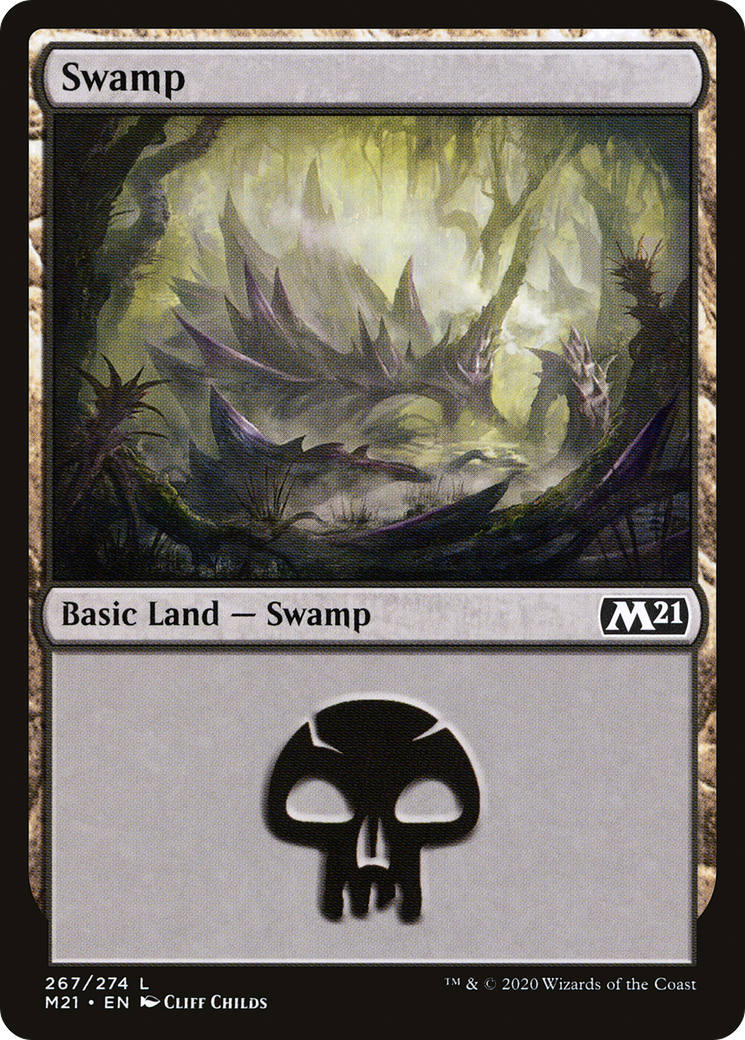 Image of Swamp (267) [Core Set 2021]