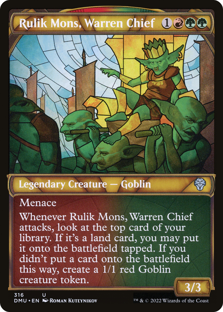 Image of Rulik Mons, Warren Chief (Showcase) [Dominaria United]
