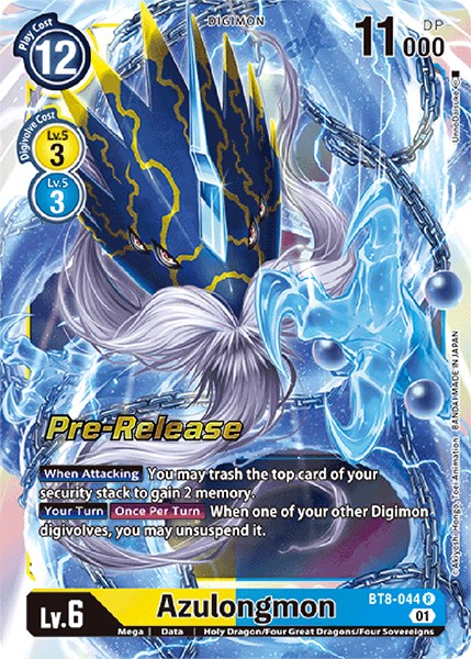 Image of Azulongmon [BT8-044] [New Awakening Pre-Release Cards]